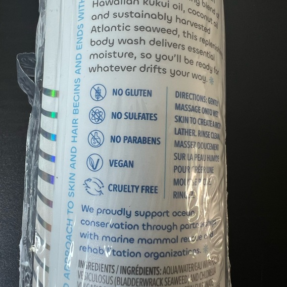 2 New Bottles of Seaweed Bath Co. Body Wash Unscented - Picture 3 of 4